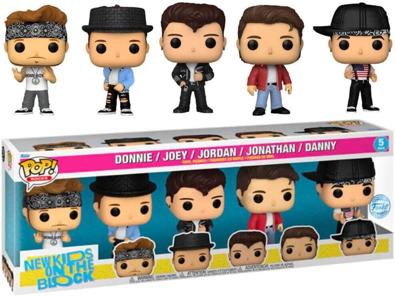 Funko NKOTB Funko POP New Kids on The Block Band 5Pack Exclusive Pop Vinyl Figures 65234 - Image 1