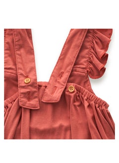 Anvi Baby Bamboo Ruffle Romper- Lilac  - Image 3