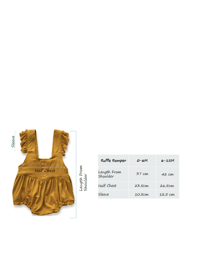 Anvi Baby Bamboo Ruffle Romper- Lilac