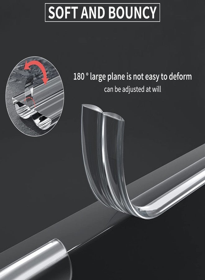 WE-CEF Silicone Edge Protector Strip, Baby Proofing, Pre-Tape Adhesive Corner Protectors for Furniture Bumper Against Sharp Corners for Cabinets, Tables, Stair Drawers (10 * 10 mm x 2 Miter) - Image 3
