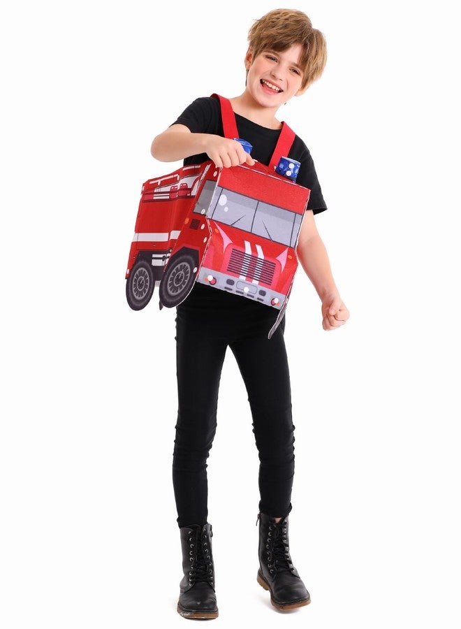 Seasons Fire Truck Halloween Costume for Toddlers, Size 3-4T, DIY Design - Image 4