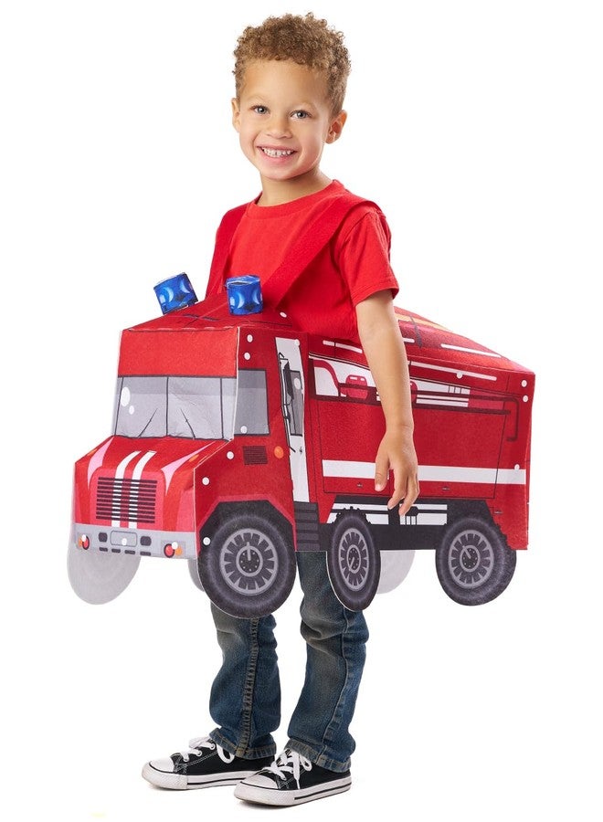 Seasons Fire Truck Halloween Costume for Toddlers, Size 3-4T, DIY Design - Image 1