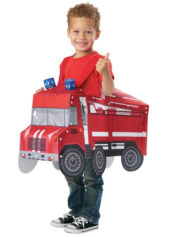 Seasons Fire Truck Halloween Costume for Toddlers, Size 3-4T, DIY Design - Image 5