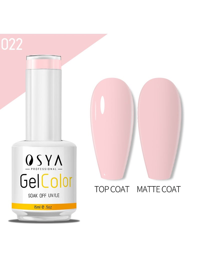 OSYA gel Nail Polish Collection Soak Off UV&LED CANNI OUTPUT Gel polish 15ml (022) - Image 1