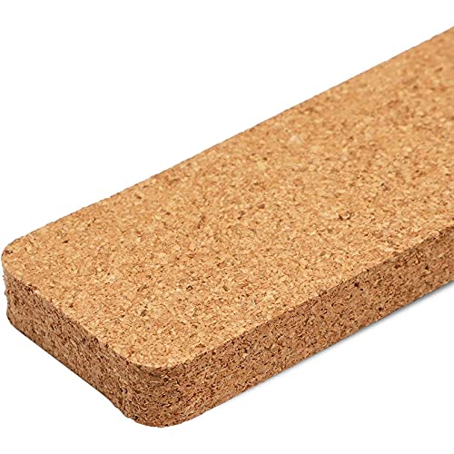 Infinite Curiosity Cork Board Strips for Walls - Easy Install Cork Strips - Borderless Bulletin Board - Photo & Note Display for Office & Classroom Decor - 11.95 x 1.5 in 6 Pack Brown - Image 5