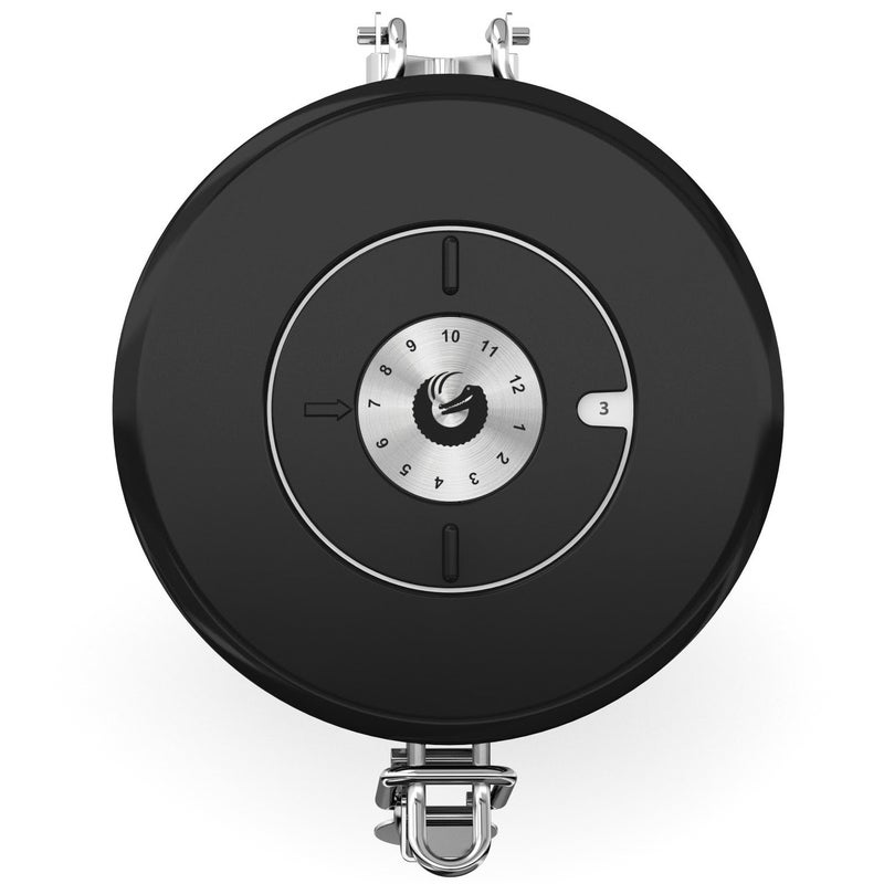 Coffee Gator Coffee Canister  Stainless Steel Airtight Coffee Containers for Ground Coffee with Date-Tracker  CO2-Release Valve  Measuring Scoop & Travel Jar - Medium  16 oz  Gray - Image 4