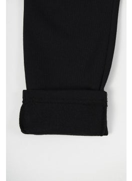 mmetalic Black Thick Cotton Elastic Waist Side Pocket 5-6-7-8-9-10-11-12 Years Old Boy Tracksuit Bottoms  - Image 4
