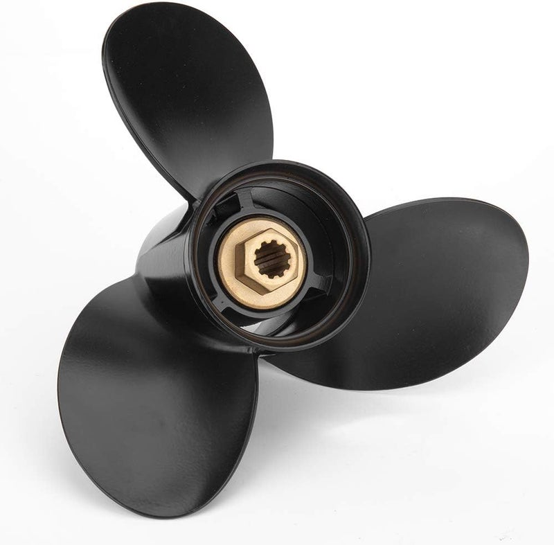 VIF Jason Marine 10 3/8 x 13 Aluminum Outboard Propeller for Mercury Engines 9.9-25HP - Image 1