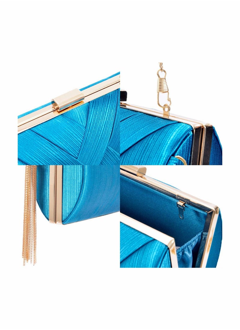SYOSI - Womens Evening Clutch Bag Designer Evening Handbag, Lady Party Clutch Purse - Image 1