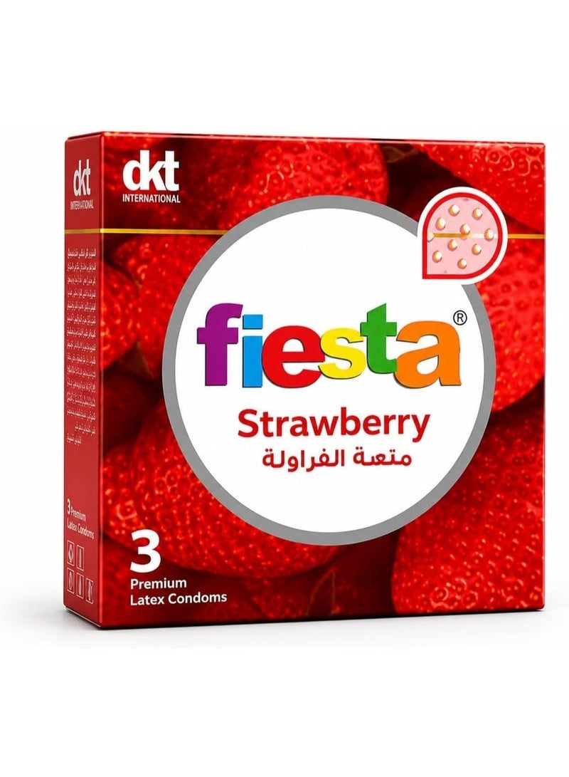 FIESTA Flavors Set Condoms - 4 Box 3 Pieces - Image 4