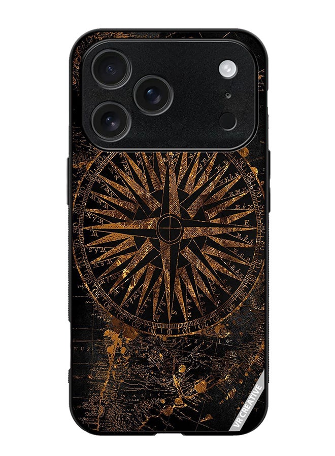 VR CREATIVE Protective Case Cover For Apple iPhone 17 Pro Max Brown Shield Design Multicolour