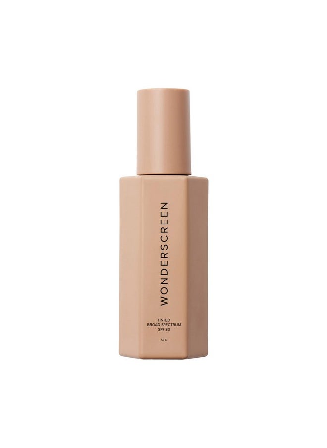 DIME - Beauty Tinted Glow Wonderscreen Spf 30 Mineral Sunscreen For Face With 19% Zinc Oxide Tinted Moisturizer With Spf 50 G (Shade 02) - Image 1