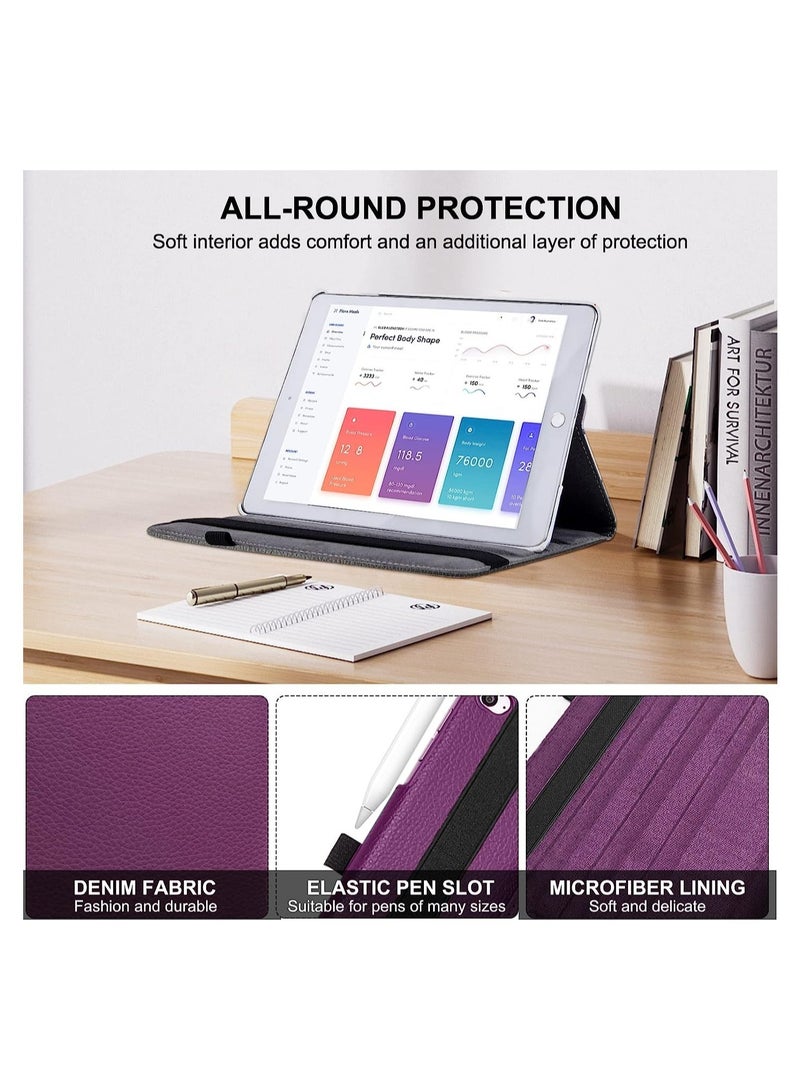 ELTRAZONE New iPad 9.7 2018 2017 / iPad Air 2 Case - 360 Degree Rotating Stand Protective Cover with Auto Sleep Wake for iPad 9.7 inch (6th Gen, 5th Gen) / iPad Air 2/ iPad Air - Image 4