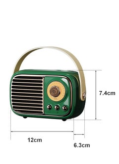 GREATNICE Small Bluetooth Speaker, Portable Wireless Speaker with USB Charger, Retro Style Lightweight for Home Decr, Hotel, Travel,Gift  - Image 5