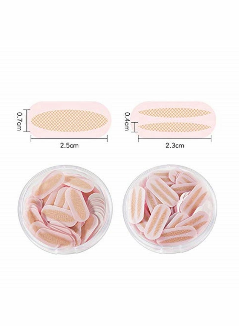 Breathable Big Eye Decor Invisible Double Eyelid Stickers , Big Eye Decor Instant Lift Eyelid , for Sagging With Hood Uneven Single Eyelid Small Eyes , 1 Box of 150 Pairs - Image 2