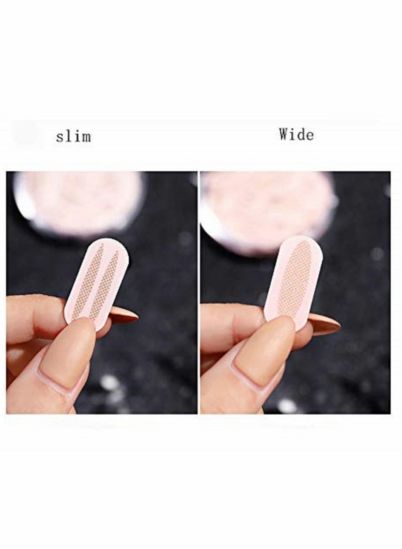 Breathable Big Eye Decor Invisible Double Eyelid Stickers , Big Eye Decor Instant Lift Eyelid , for Sagging With Hood Uneven Single Eyelid Small Eyes , 1 Box of 150 Pairs - Image 3