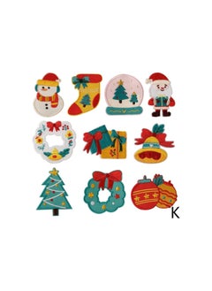 10PCS Christmas Iron on Patches Embroidered Sew Applique Repair Patch Santa Claus Wreath Snowman DIY Crafts for Clothing Sewing T-Shirt Backpacks Hats Jeans Jackets - pzsku/Z8C5B56B0394163FCEC28Z/45/_/1732089306/a1d7e679-e578-4d03-b361-d5276b78187f