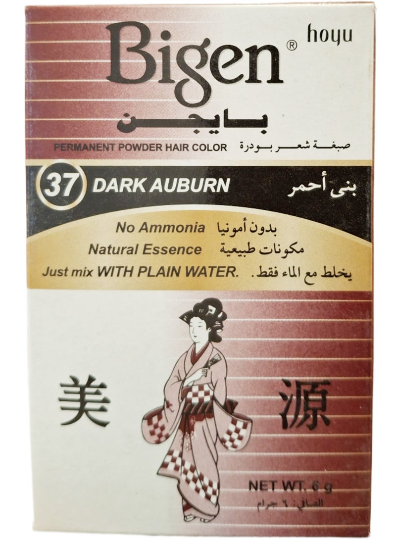 بايجن صبغة شعر دائمة - لون بني أحمر كود# 37 - Image 1