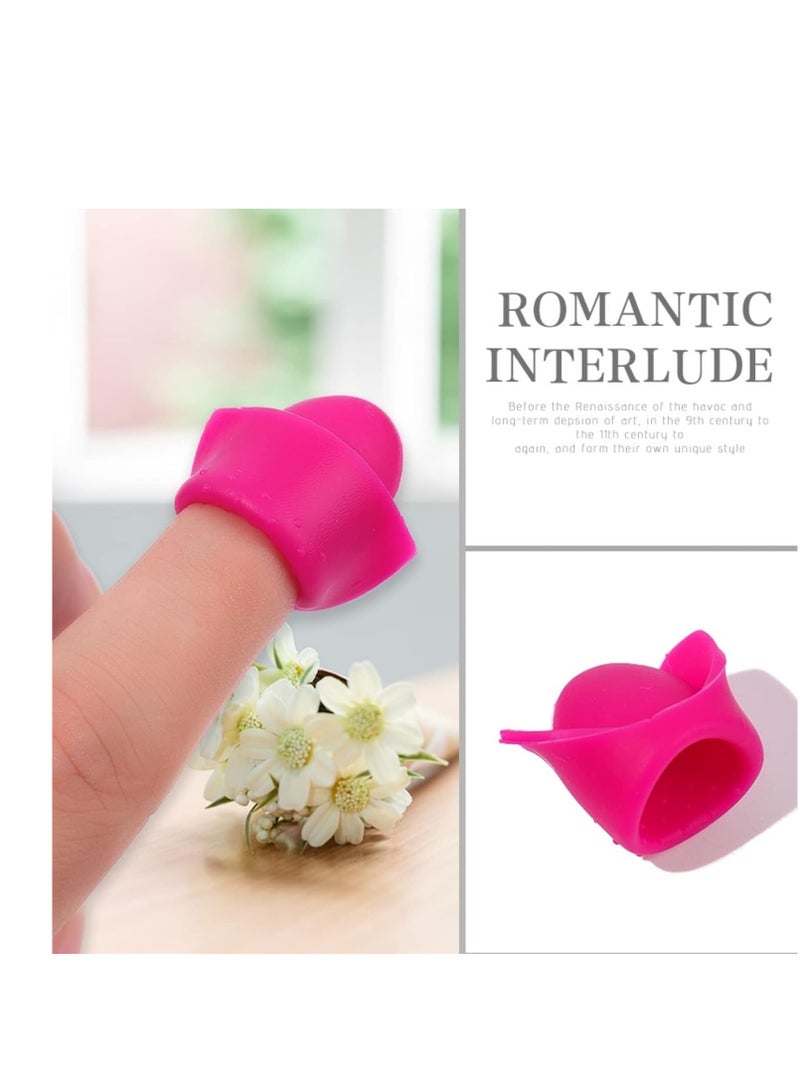 مجموعة أغطية أظافر سيليكون لازالة المناكير، ١٠ قطع - Image 5