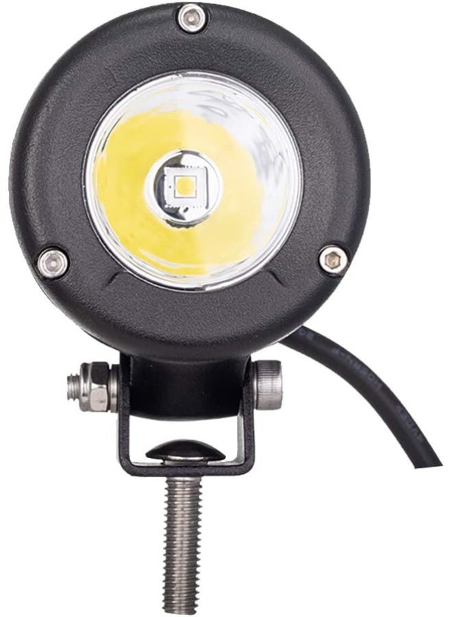Lightronic Lightronic 2.6Ã¢â‚¬Â Round Compact 10W 6000K Bright White CREE LED Off-Road Auxiliary Driving Spot Light/Light Pods  - Image 4