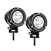 Lightronic Lightronic 2.6Ã¢â‚¬Â Round Compact 10W 6000K Bright White CREE LED Off-Road Auxiliary Driving Spot Light/Light Pods  - Image 2