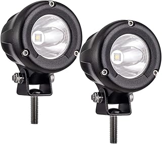 Lightronic Lightronic 2.6Ã¢â‚¬Â Round Compact 10W 6000K Bright White CREE LED Off-Road Auxiliary Driving Spot Light/Light Pods  - Image 1