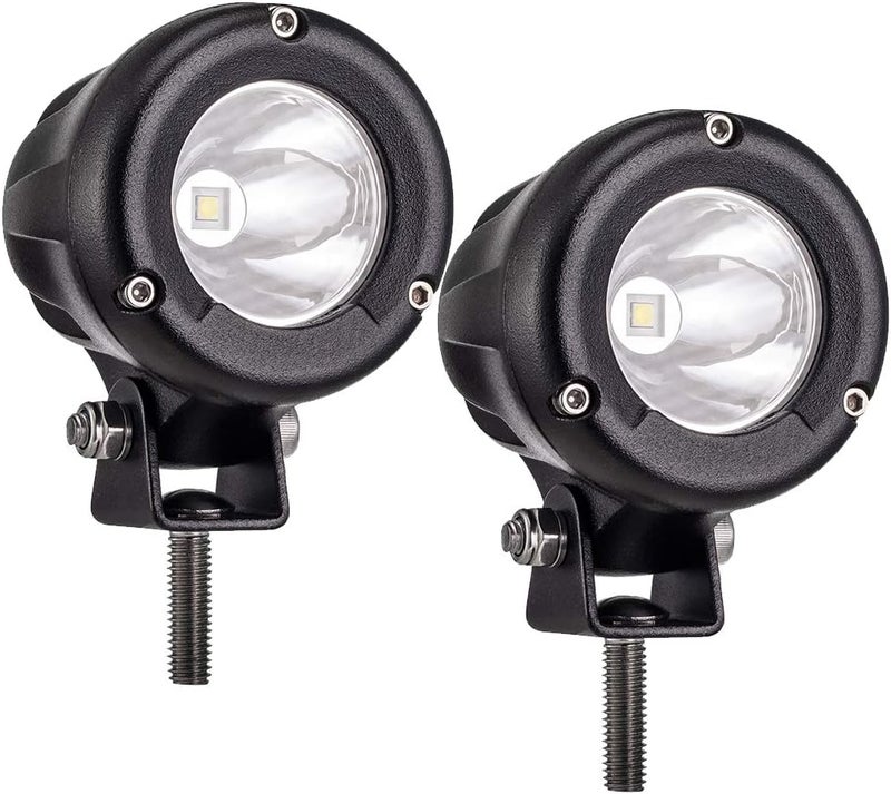 Lightronic Super Bright Offroad 2.6" Round LED Fog Light Pods for Motorcycle - Image 1