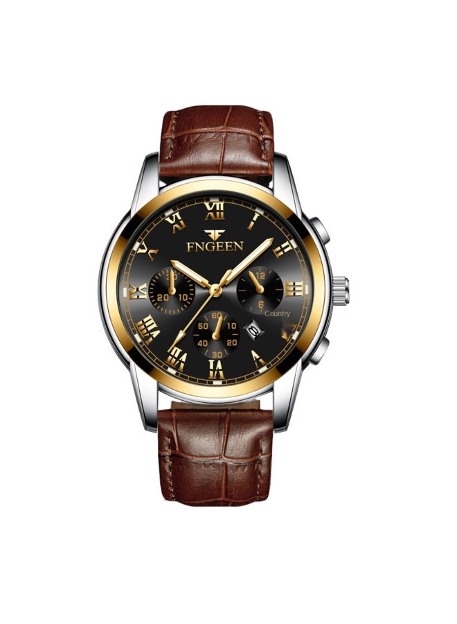 Stainless Steel Luminous Quartz Couple Watch For Men & Women