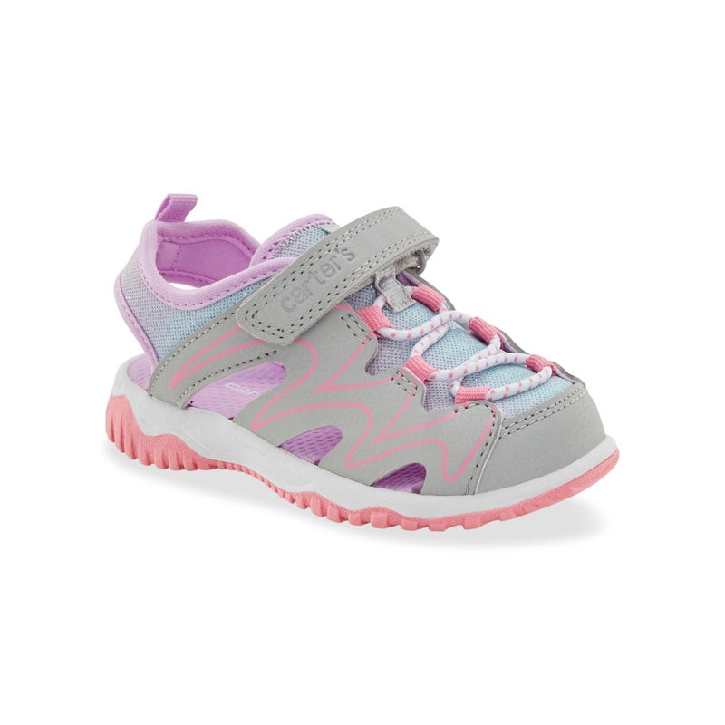 Carter's unisex child KWANDO Sandal Grey 12 Toddler - Image 1