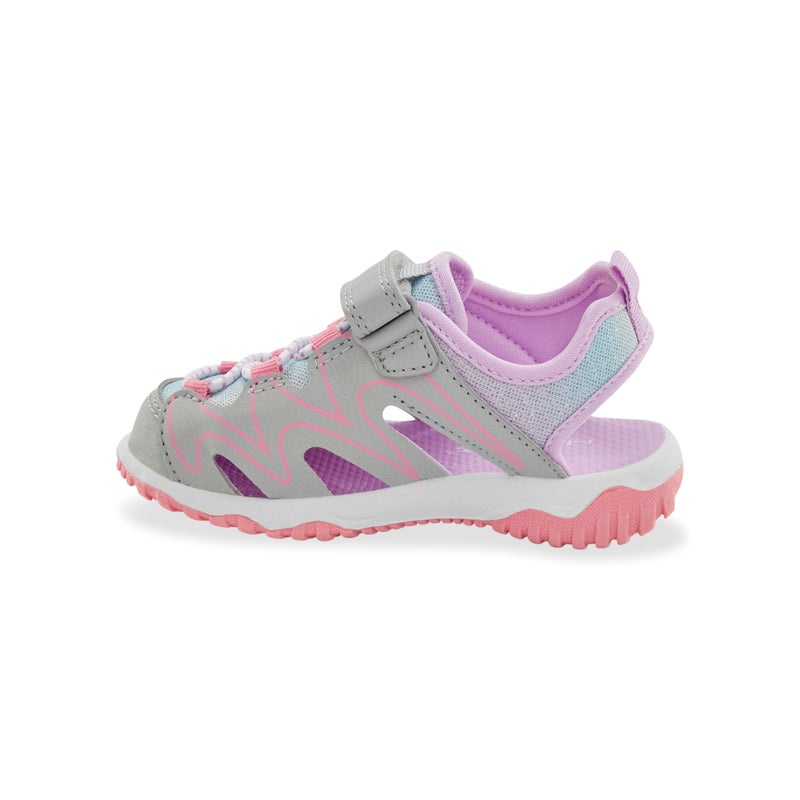 Carter's unisex child KWANDO Sandal Grey 12 Toddler - Image 2