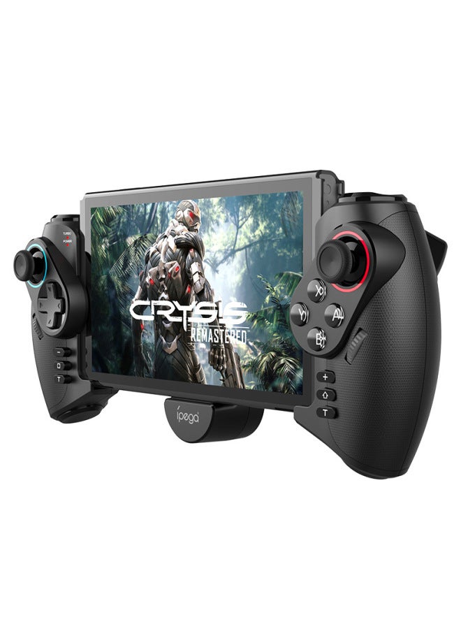 أبيجا مقبض ألعاب مضيء قابل للتبديل NS OLED محمول بمقبض داخلي Jet Warrior مع اهتزاز مستمر وحساس للشعر - Image 3