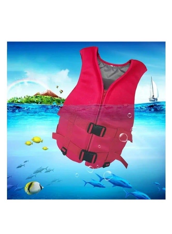 REBENUO Swimming jacket, latest style, safety jackets, size XLarge (red) - Image 5