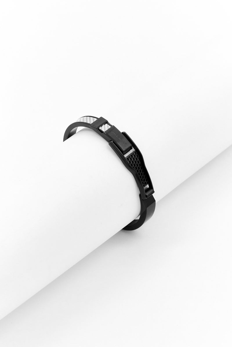 McLaren Men Agility Stainless Steel  Bracelet, Black  - Image 1