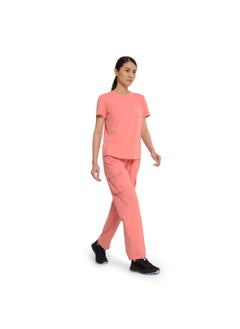 Athlex Women's Salmon T-shirt, Outventure, UPF Protection, +ADD QUICKDRY Technology, Breathable Fabric, Ideal for Hiking and Outdoor Activities  - Image 4