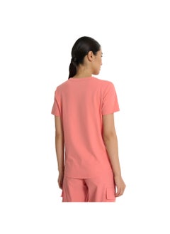Athlex Women's Salmon T-shirt, Outventure, UPF Protection, +ADD QUICKDRY Technology, Breathable Fabric, Ideal for Hiking and Outdoor Activities  - Image 3