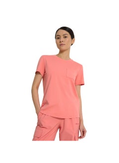 Athlex Women's Salmon T-shirt, Outventure, UPF Protection, +ADD QUICKDRY Technology, Breathable Fabric, Ideal for Hiking and Outdoor Activities  - Image 2