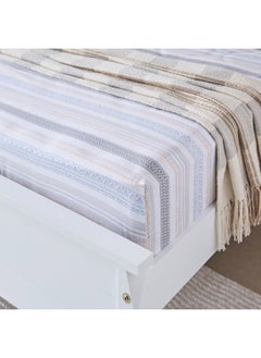 Home Box Albania Oran Polycotton King Flat Sheet 260 x 240 cm  - Image 3