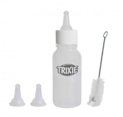 TRIXIE :-Suckling Bottle Set For Orphaned Baby Animals|Set For Feeding Baby Animals To Support New-Born Animals And Provide Orphaned Animals With Liquid And Food, 120 Ml - Image 1
