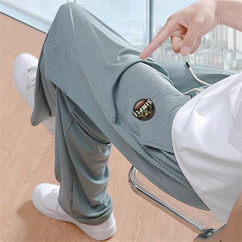 American Style Men'S Pants Spring High Street Trendy Brand Outdoor Pants Summer Loose Straight Casual Long Pants - Image 5