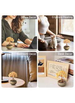 Generic Crystal Tree of Life,Lucky Tree,Healing Money TreePositive Energy,Energy Decorations Home Office Desk Living Room Feng Shui Decor for Luck,Birthday Gifts for Women Men (Citrine)  - Image 5
