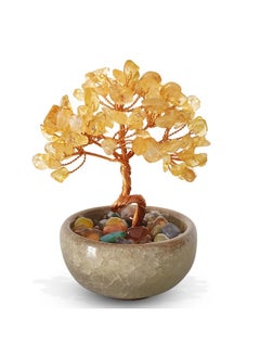 Generic Crystal Tree of Life,Lucky Tree,Healing Money TreePositive Energy,Energy Decorations Home Office Desk Living Room Feng Shui Decor for Luck,Birthday Gifts for Women Men (Citrine)  - Image 1