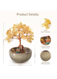 Generic Crystal Tree of Life,Lucky Tree,Healing Money TreePositive Energy,Energy Decorations Home Office Desk Living Room Feng Shui Decor for Luck,Birthday Gifts for Women Men (Citrine)  - Image 3