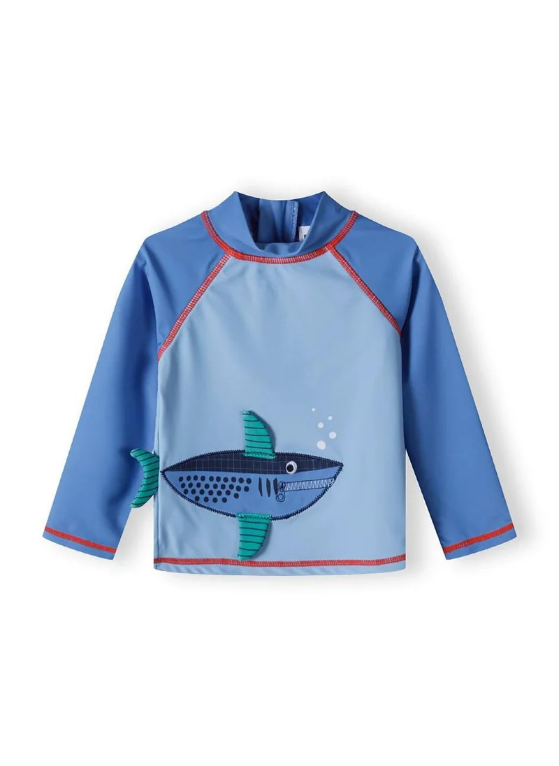 MINOTI 2-Piece Kids' Swim Set with Long Sleeve Top and Swim Shorts