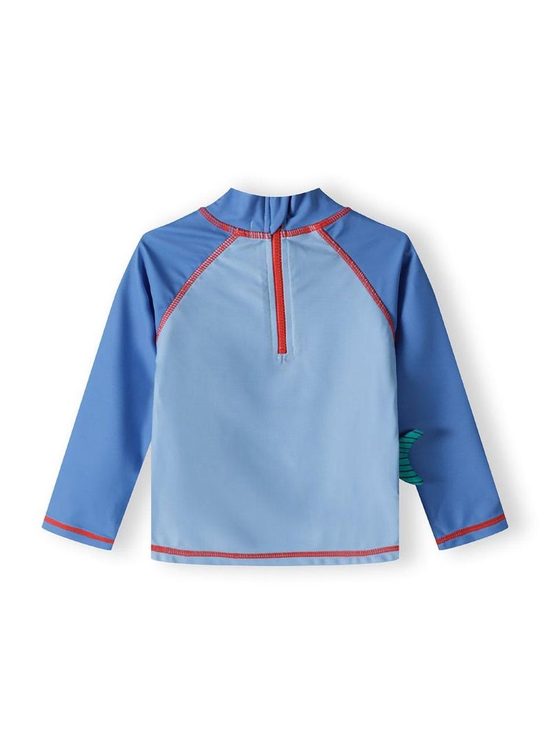 MINOTI 2-Piece Kids' Swim Set with Long Sleeve Top and Swim Shorts - Image 4