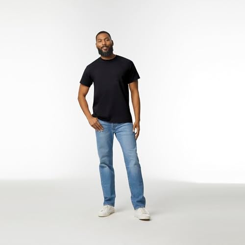 Gildan Adult Ultra Cotton T-Shirt with Pocket, Style G2300, 2-Pack, Black, 2X-Large - Image 3