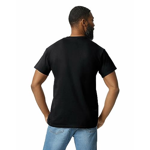 Gildan Adult Ultra Cotton T-Shirt with Pocket, Style G2300, 2-Pack, Black, 2X-Large - Image 4