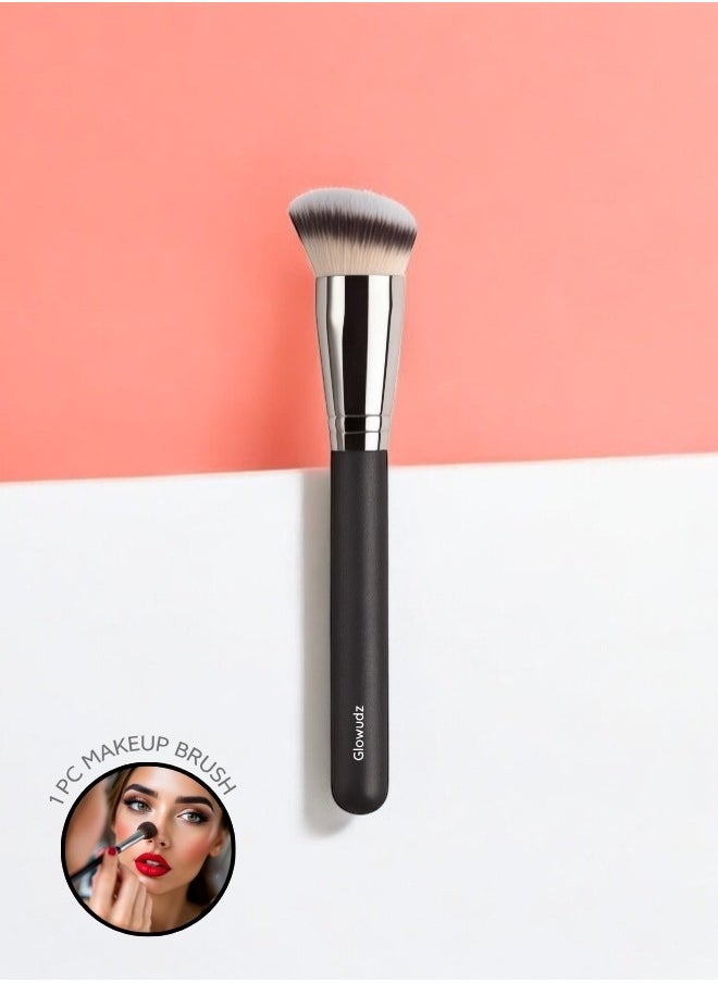 Glowudz - Glowudz wooden handle single makeup brush - Image 1