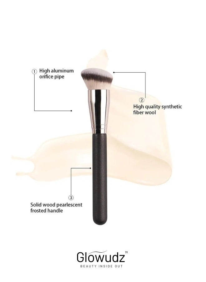 Glowudz - Glowudz wooden handle single makeup brush - Image 1