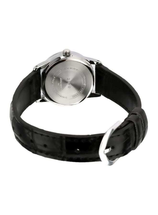 CASIO Women Leather Analog Wrist Watch LTP-V002L-1AUDF - 31 mm - Black - Image 2