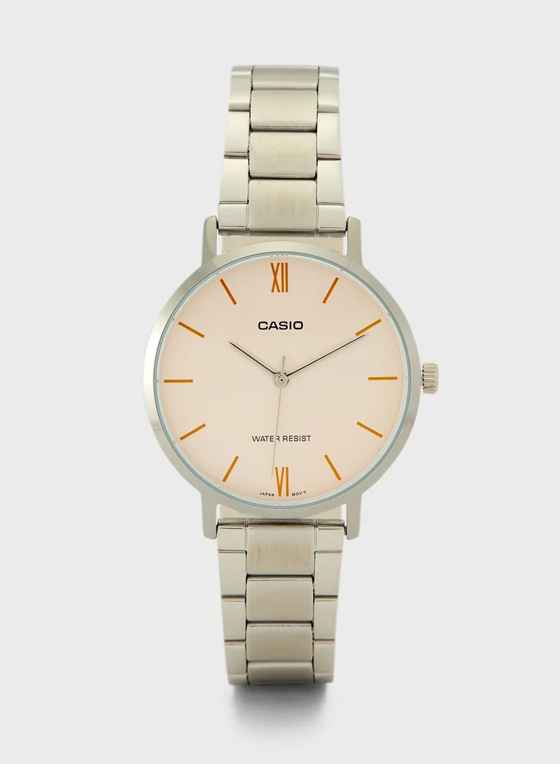 CASIO Ltp-Vt01D-4Budf Analog Watch